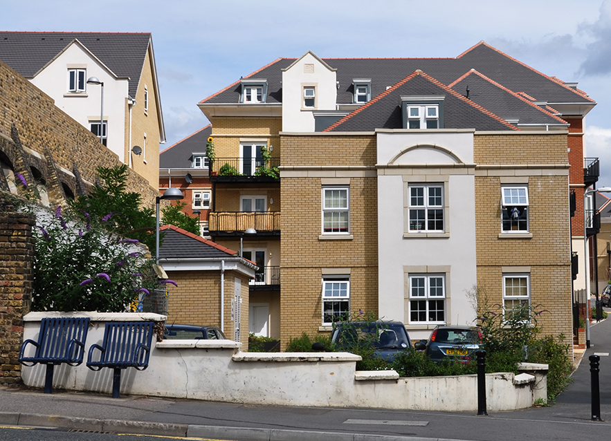 Development before house clearance in Dartford
